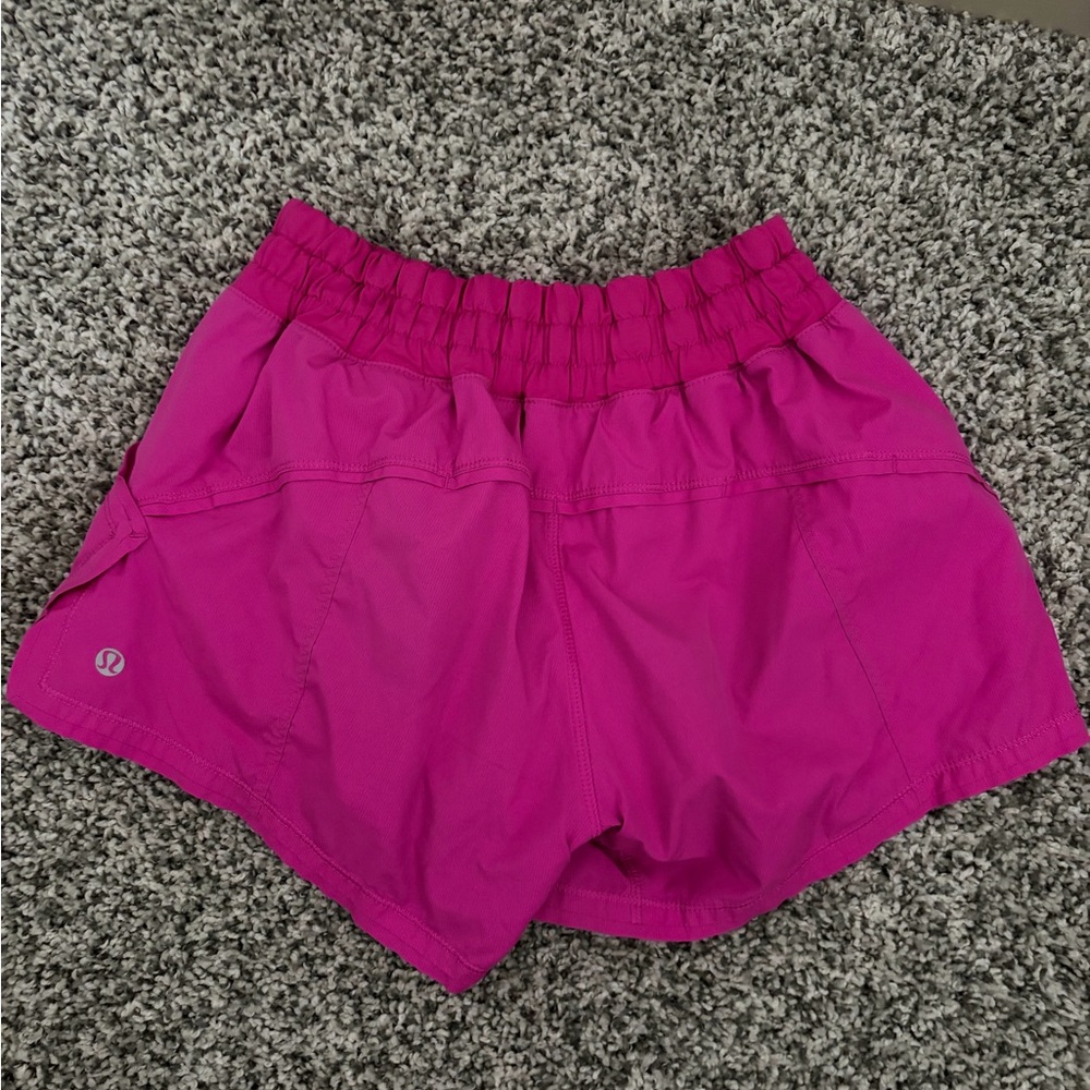 lululemon athletica Women's Magenta Athletic Shorts